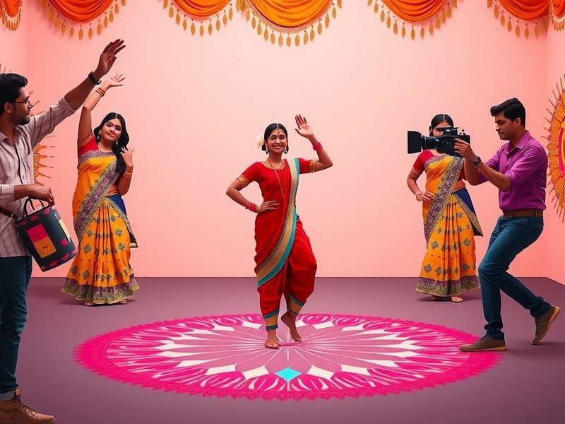 Jhumka Groove Glory character customization screen showing traditional Indian outfits