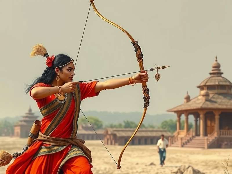 Traditional Indian archery equipment