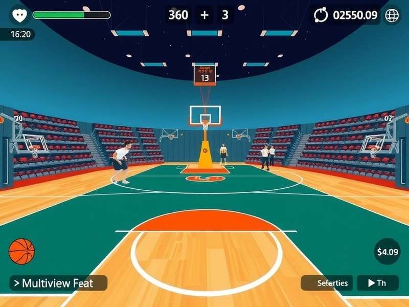 Basket Bounce VR multiplayer competition mode