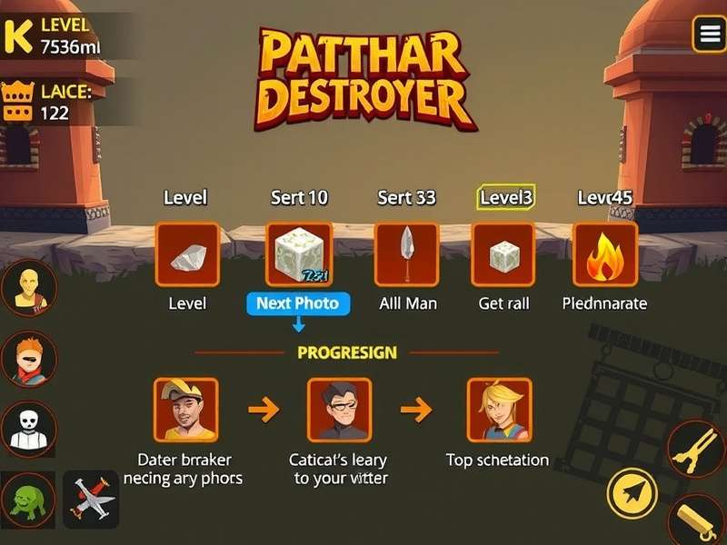 Patthar Destroyer level progression interface