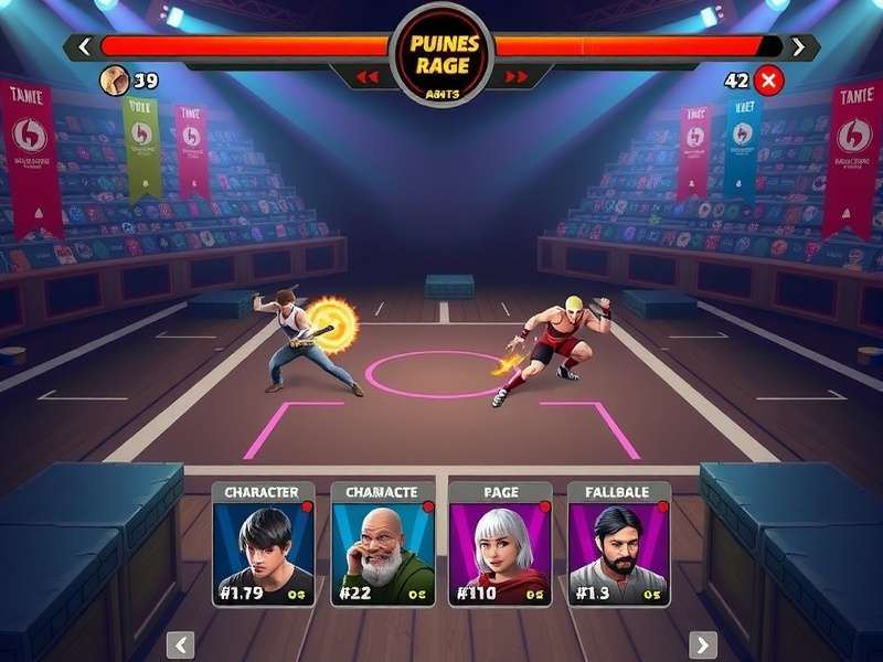 Pune Rage Fighters gameplay screenshot showing characters in combat
