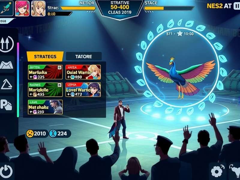 Platinum Peacock Battles tournament scene with enthusiastic players