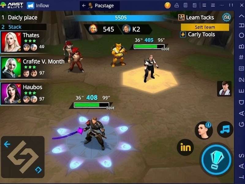 Goa Elite Blitz gameplay screenshot showing character selection and combat interface