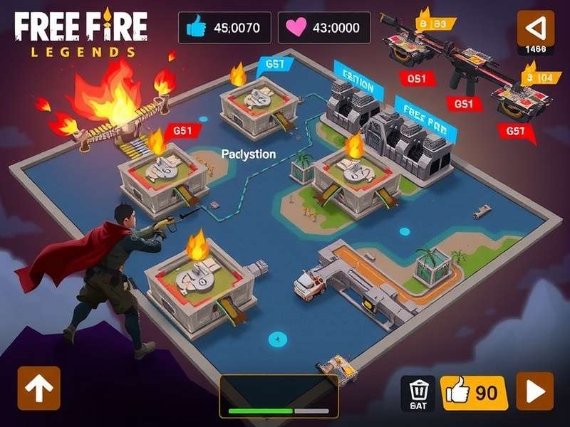 Free Fire Inferno Legends character selection