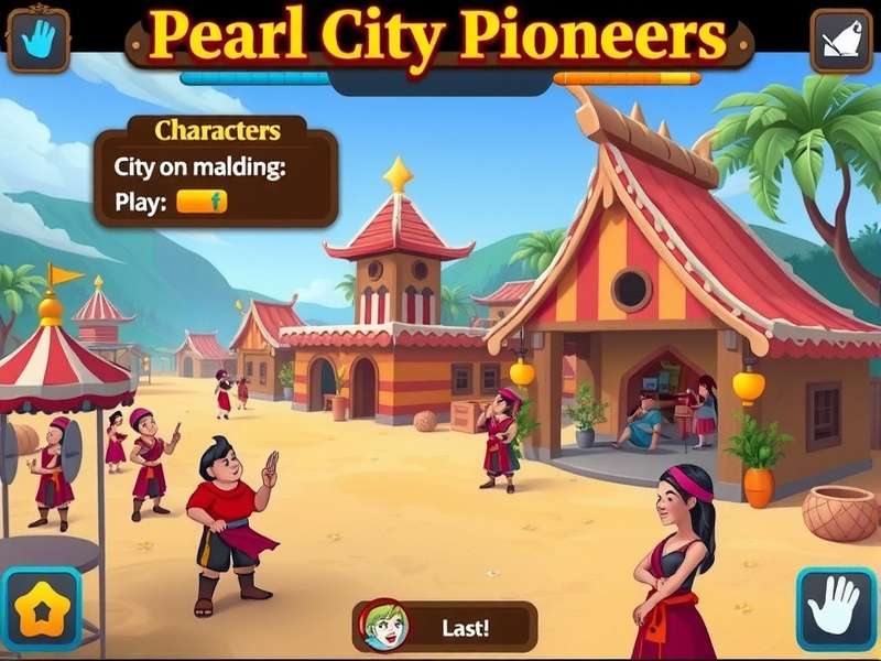 Cultural festival scene in Pearl City Pioneers