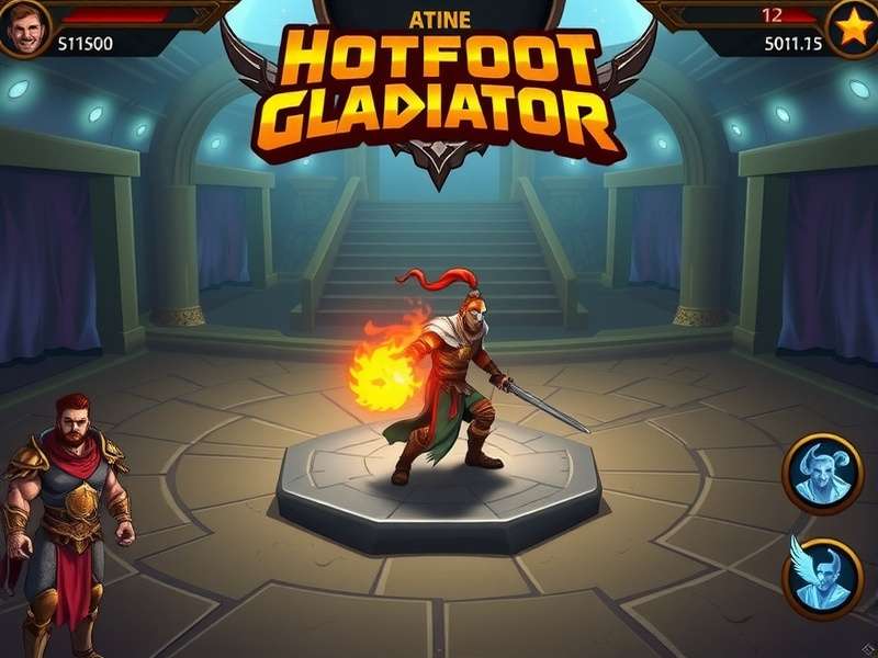 Hotfoot Gladiator character selection screen