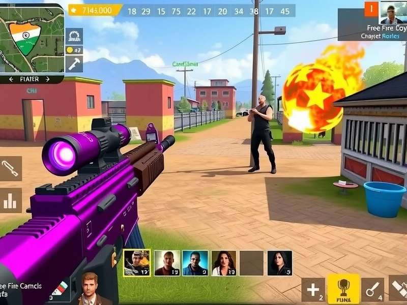 Free Fire Combat India esports tournament with professional players