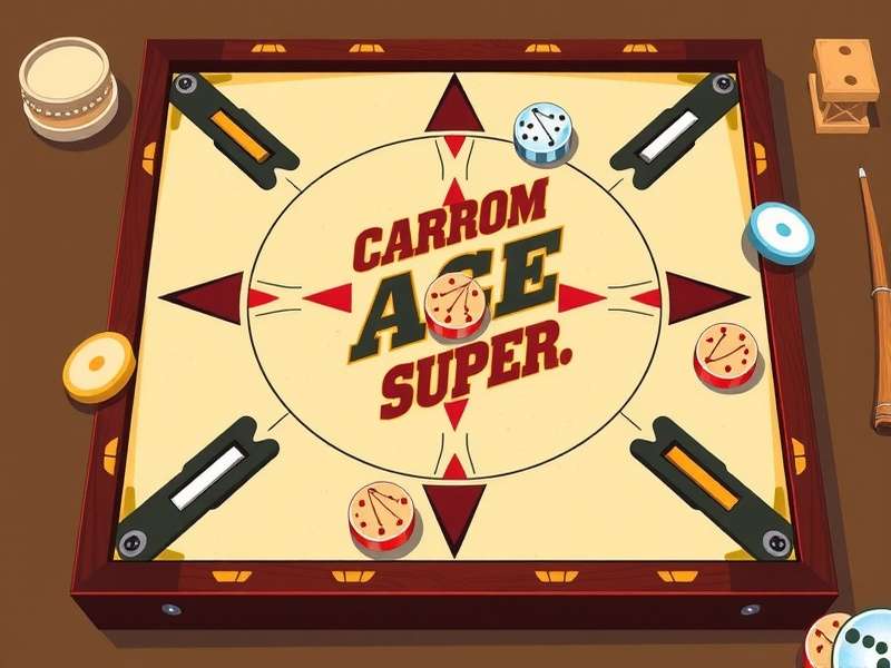 Historical Carrom Board from India