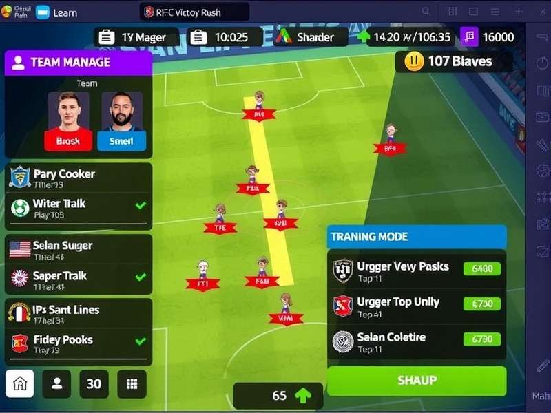 RR FC Victory Rush training mode interface