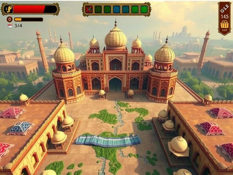 Mughal Empire Map in Mughal Marvels