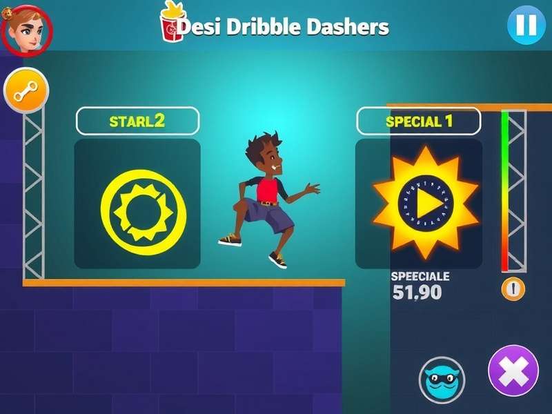 Desi Dribble Dashers character special moves demonstration