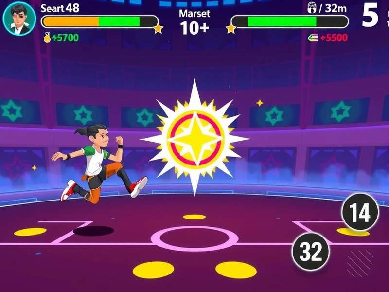 Desi Dribble Dashers gameplay screenshot showing character action