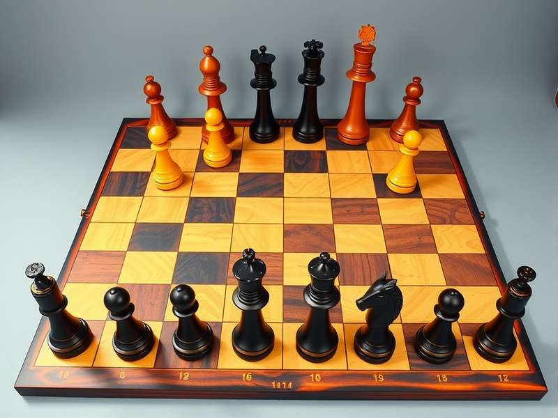 Advanced Sikh Chess Kingpin endgame position showing strategic piece placement