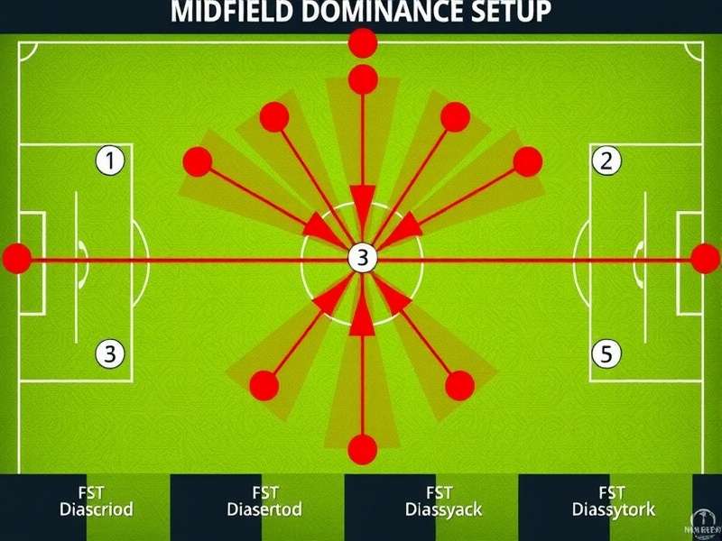 Player positioning in Midfield Dominance Setup