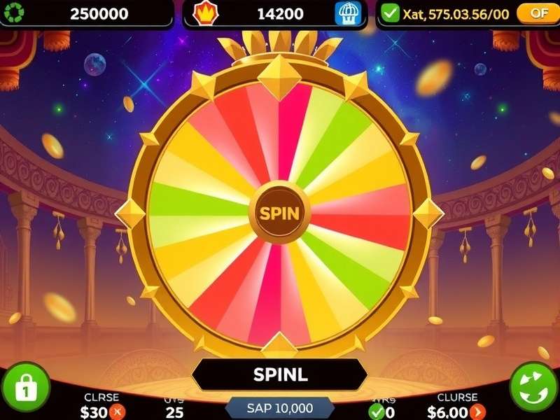 Indian Spin Star level progression and reward system