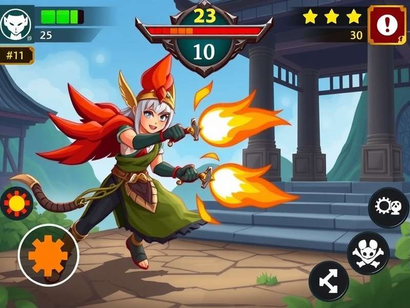 Ginger Warrior Fierce Frenzy advanced combat strategy illustration