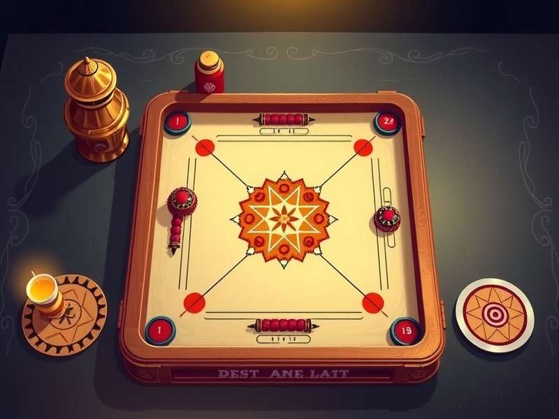 Carrom Ace Superstar Game Board
