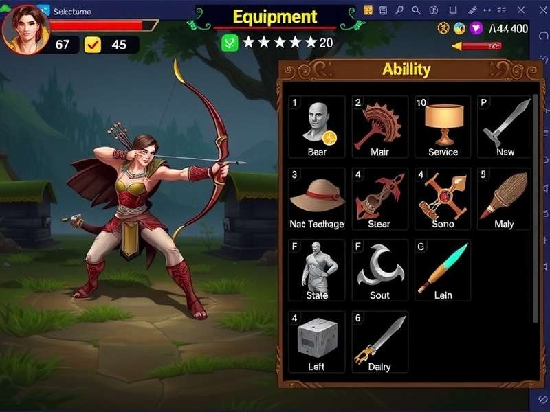 Warrior Archero India Battle ability selection screen