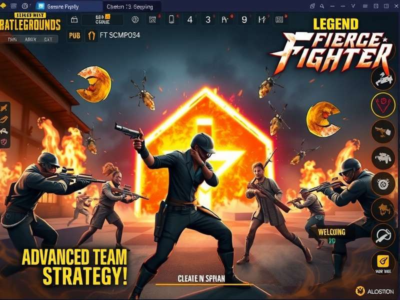 Advanced team strategy in PUBG Legend Fierce Fighter