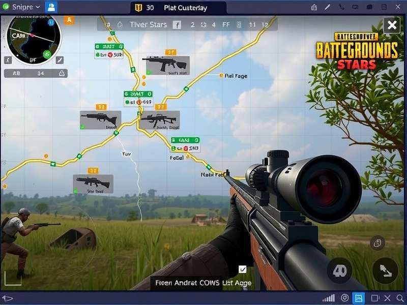 PUBG India Sniper Star gameplay screenshot showing sniper combat