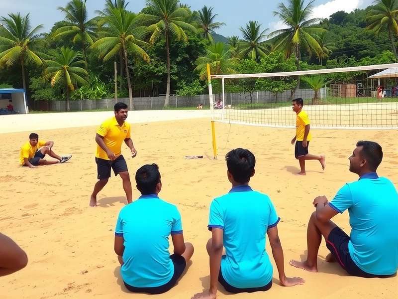 Goa Volley Youngsters championship celebration