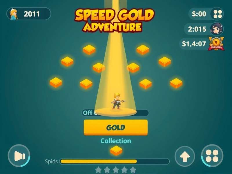 Speed Gold Adventure multiplayer competition screen