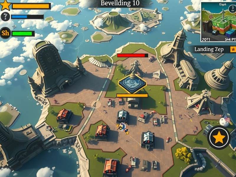 BGMI Glory King strategy map showing optimal landing zones