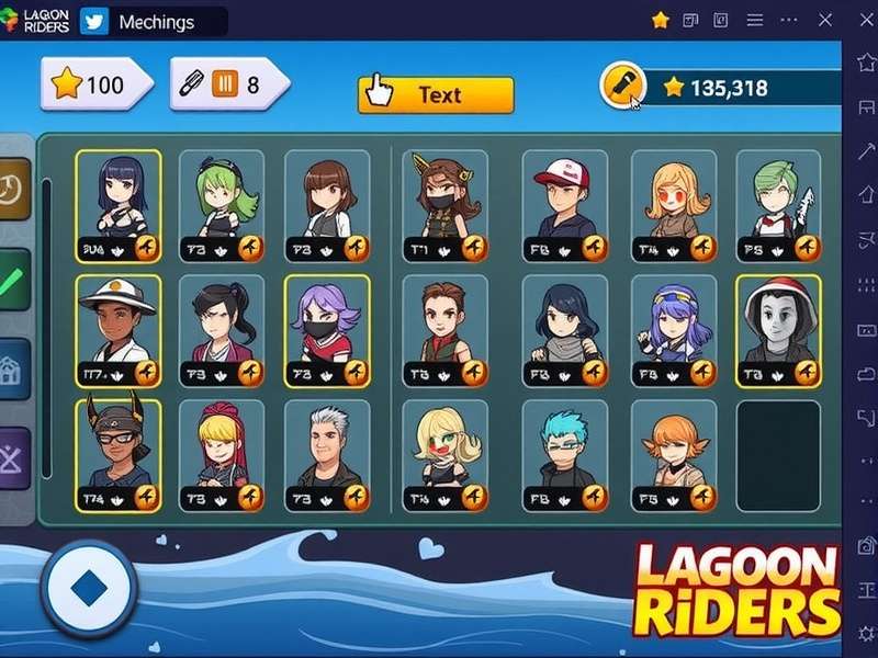Lagoon Riders Character Selection