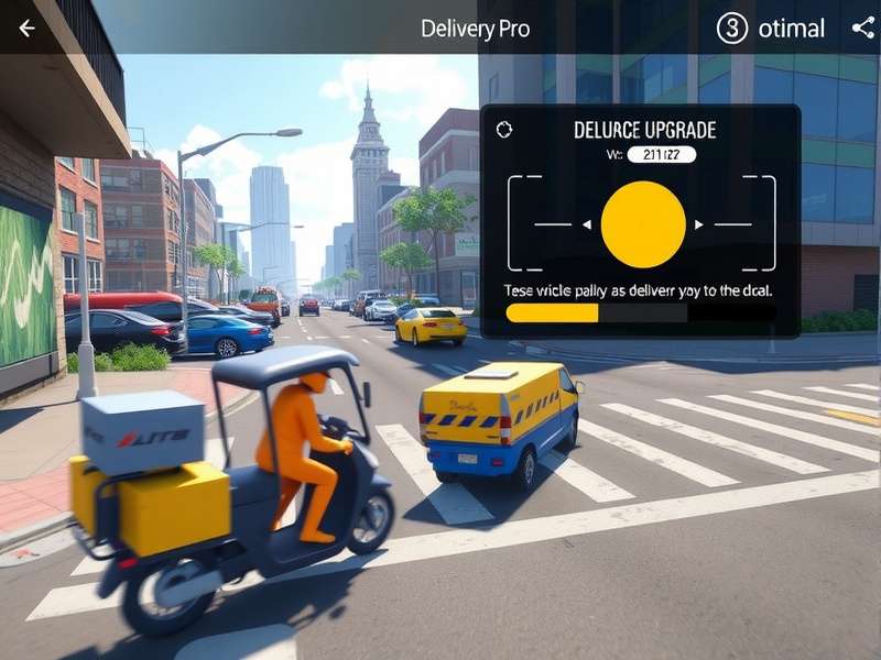 Delivery Pro Vanguard vehicle upgrade interface