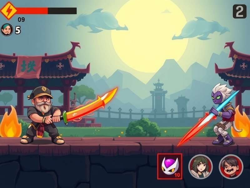 Spicy Sword Clash character selection screen