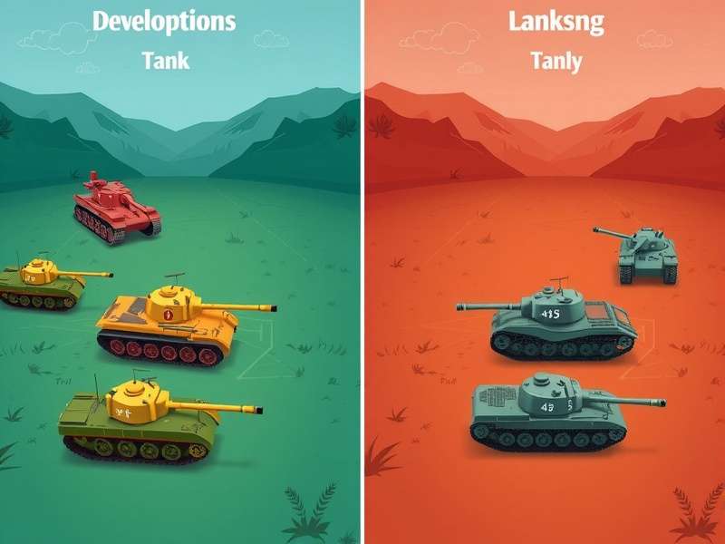 Tank Rush India early development screenshot