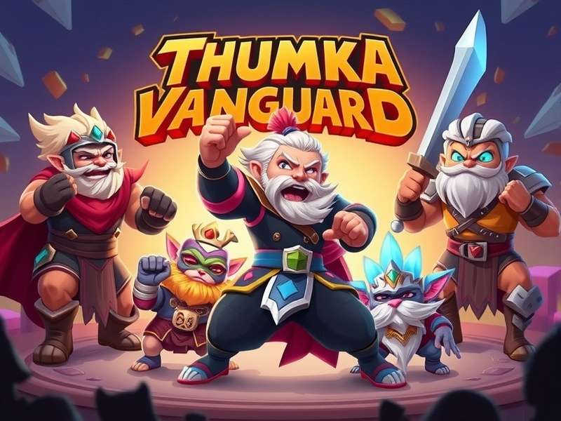 Thumka Thunder Vanguard main characters and logo