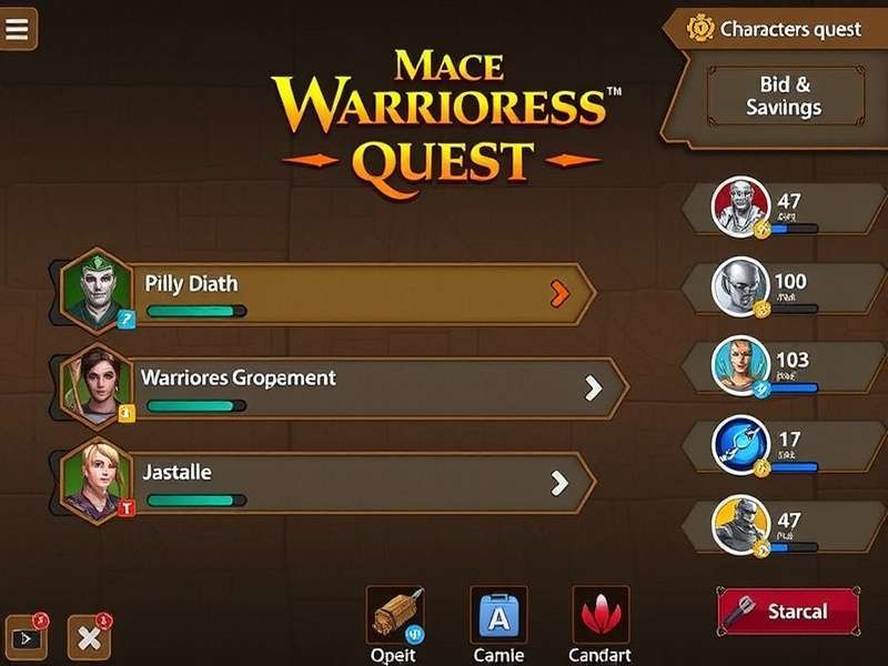 Mace Warrioress Quest Combat Scene