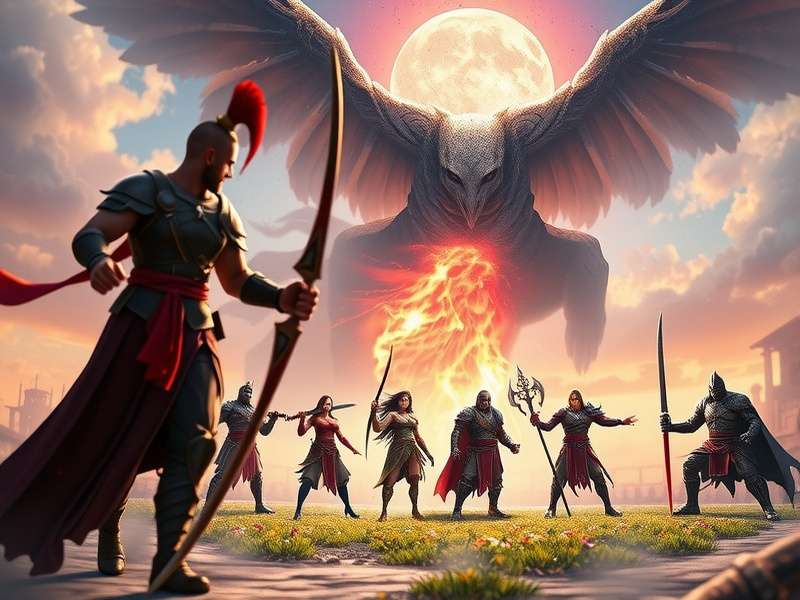 Character lineup from Warrior S Myth