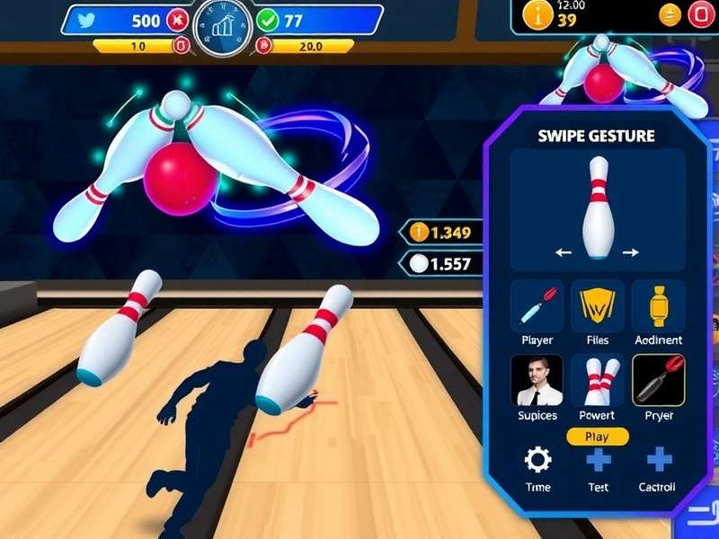 Lightning Bowler Master player customization screen
