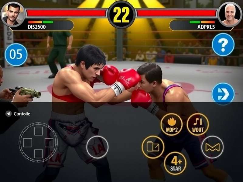Boxing Champion Legend gameplay screenshot showing intense boxing action