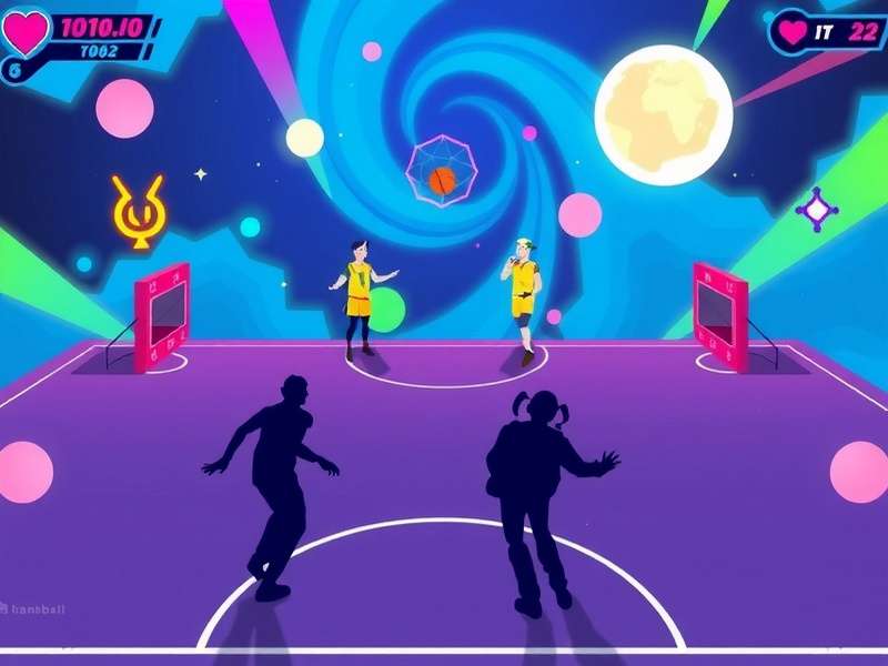 Cosmic Clash Handball gameplay action