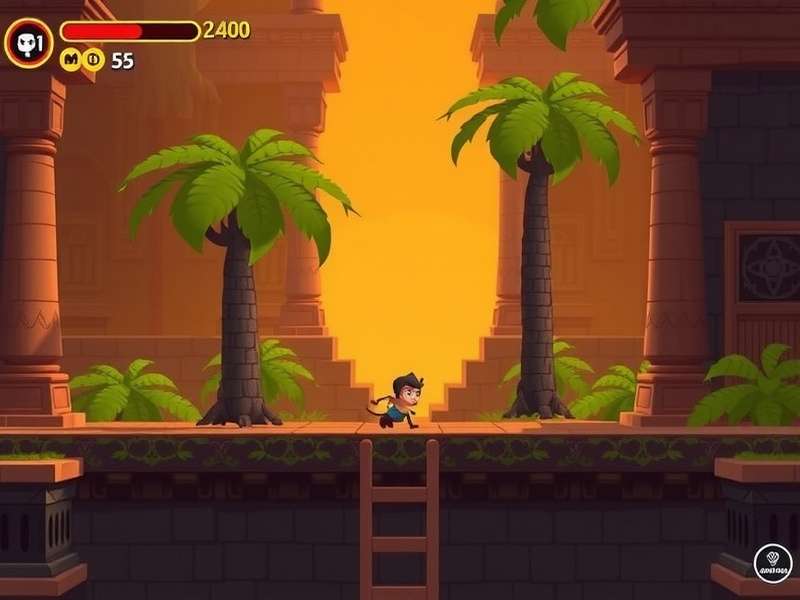 Dash Through Temples multiplayer cooperative gameplay