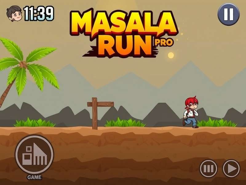 Masala Run Pro Gameplay Interface