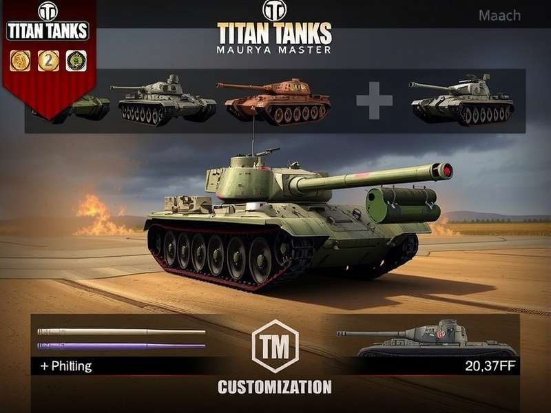 Titan Tanks Maurya Master gameplay screenshot