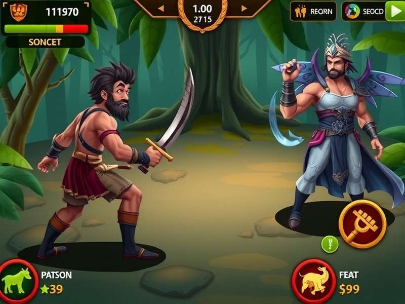 Bheem Jungle Gladiator strategy guide showing combat techniques