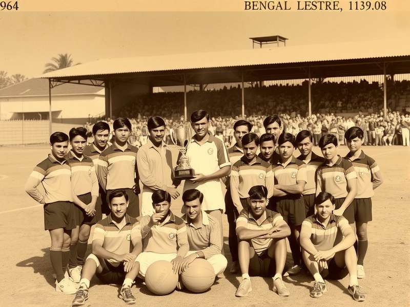 Bengal Football League champions celebrating with trophy