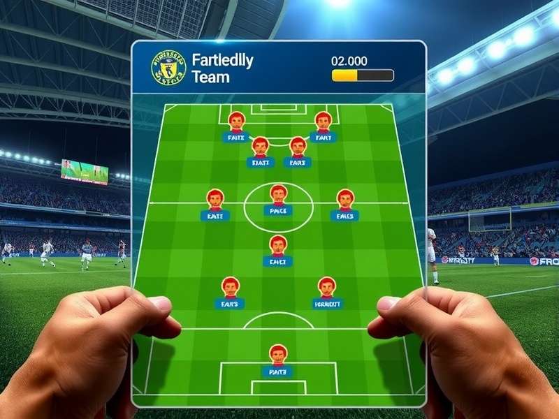 Football Power Play team management interface