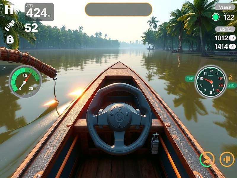 Detailed boat customization in Kerala Canal Voyager Pro