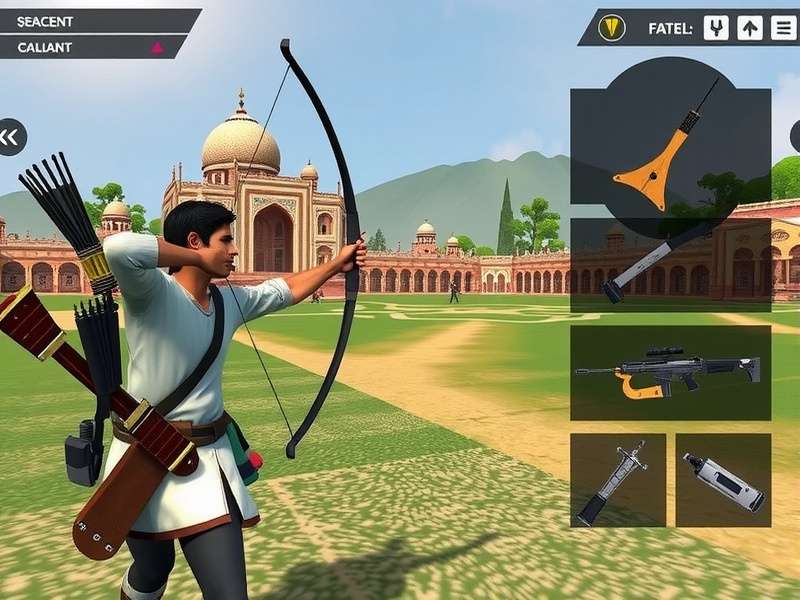 Archery Legends India control interface and targeting system