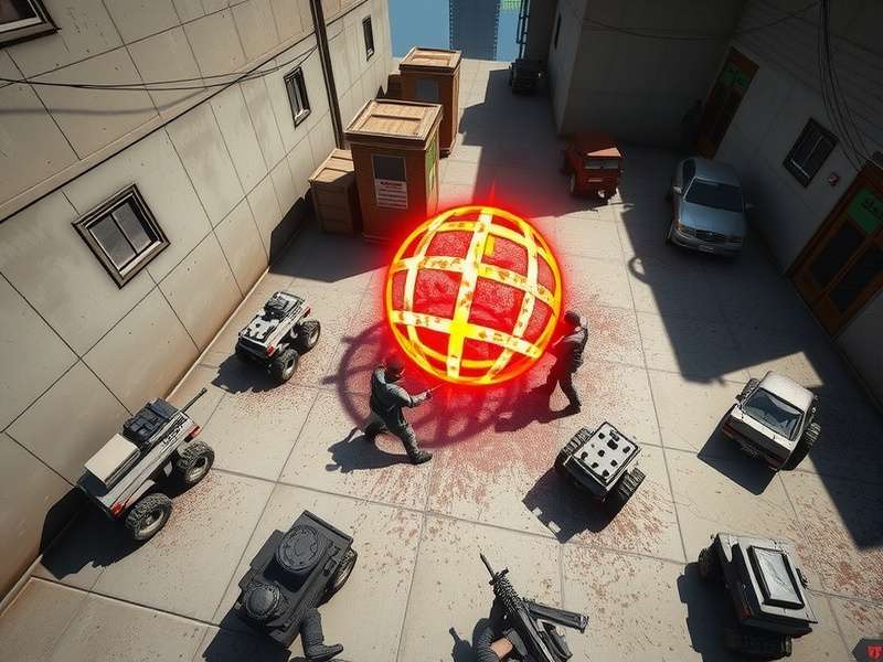 Concrete Carnage Crew strategy map showing tactical positions