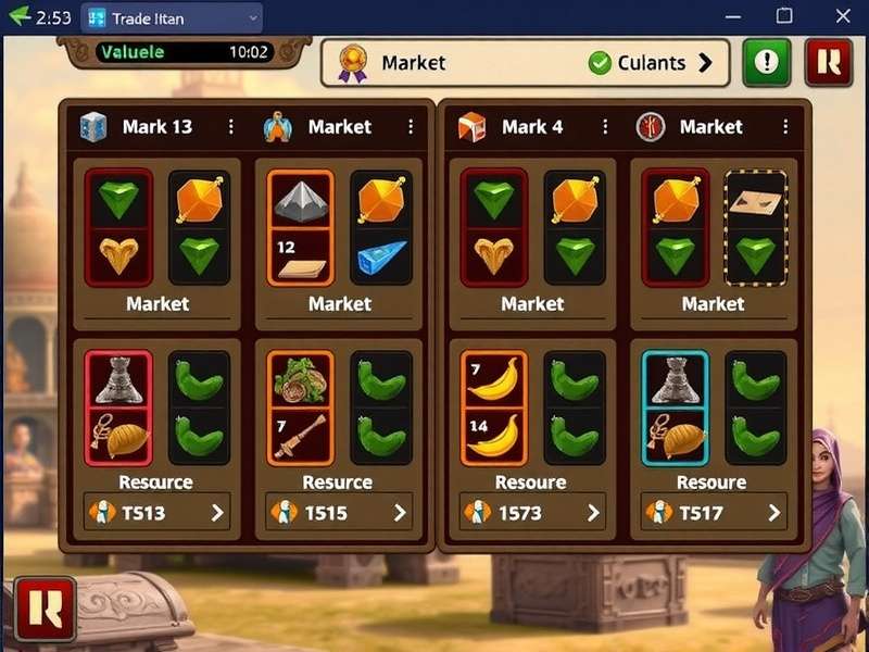 Tiruchirappalli Trade Titan strategy planning interface