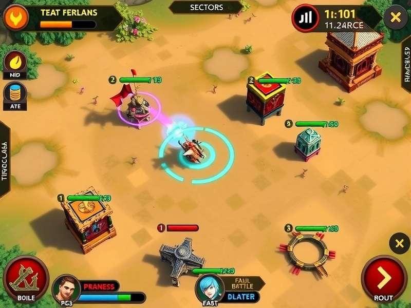 Rajputana Rush late game battle scenario