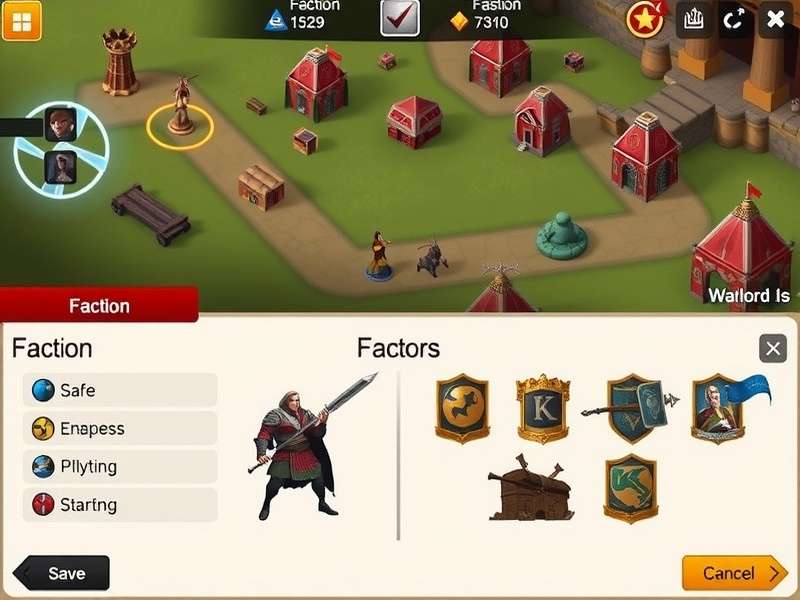 Warlord S Challenge resource management interface