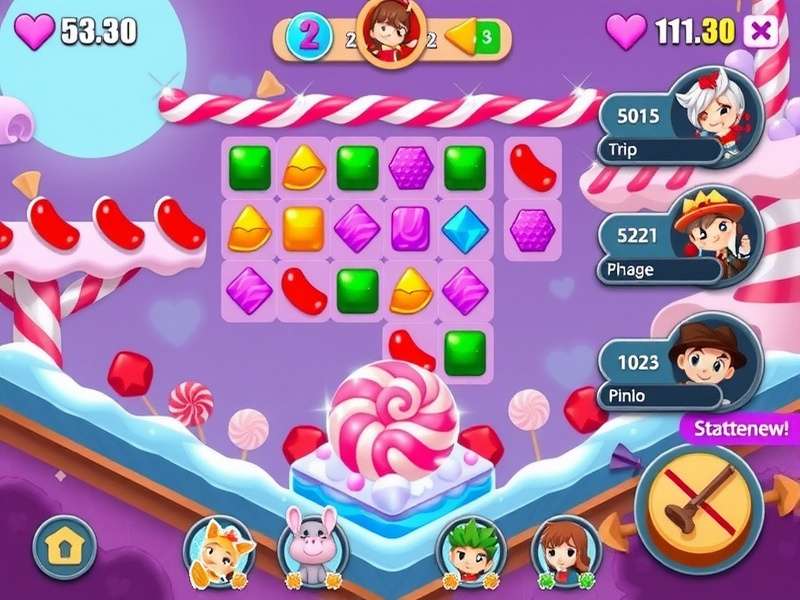 Candy Magic World level progression and challenges